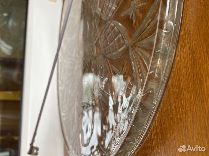 Хрустальный поднос для торта