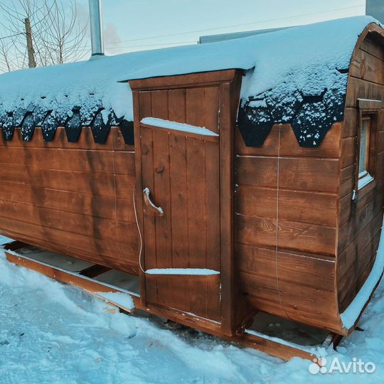 Баня бочка квадро с доставкой