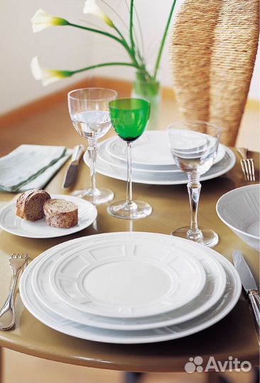 Тарелки Bernardaud Naxos Blanc