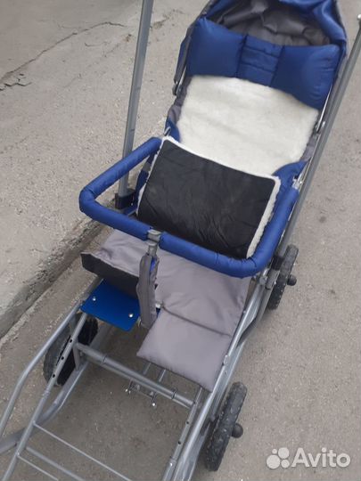 Санки на колесах для больших детей (рост 140 см)