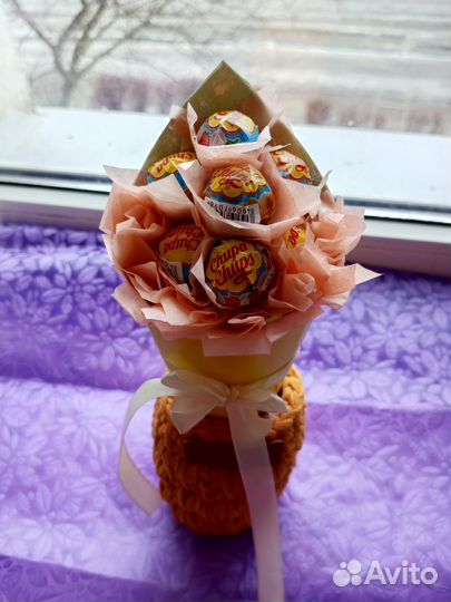 Букет из чупа чупсов