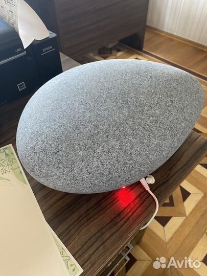 Серый камень led лампа