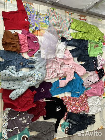 Детская одежда пакетом на девочку 50-86