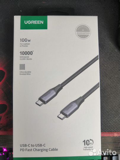 Кабель usb c/m Cable with IC 40 Gbps USB