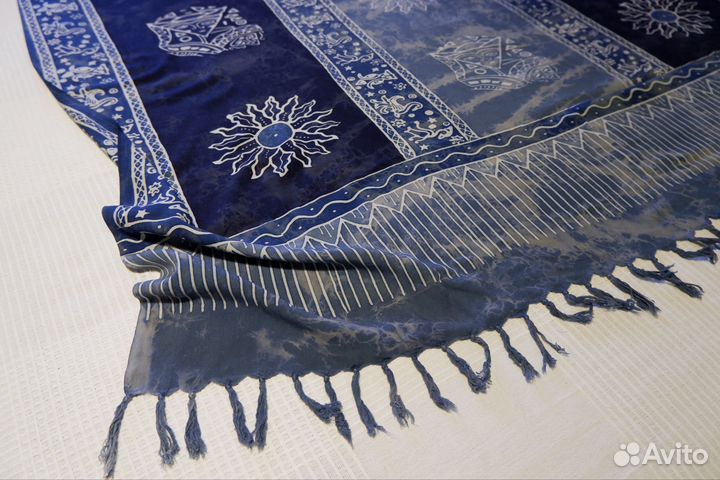 Палантин, покрывало тай дай