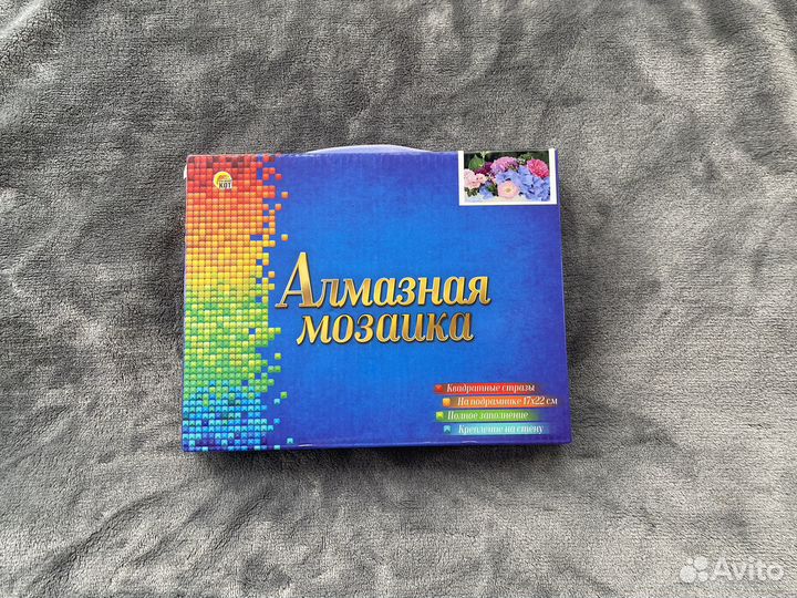 Алмазная мозайка Цветы с подрамником, Рыжий кот