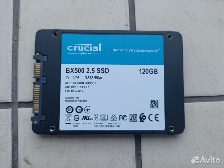 Ssd crucial 120gb