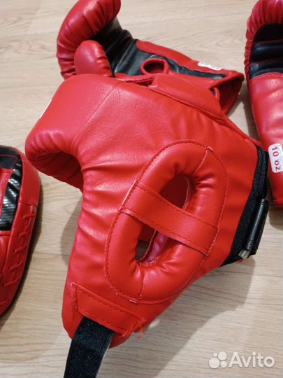 Шлем, лапа, перчатки детские для кикбоксинга