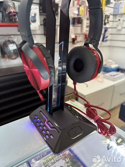 Headphone Stand подставка для наушников +2 usb