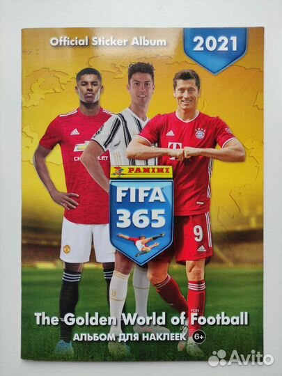Альбом+50 пакетиков наклейки panini FIFA 365 2021
