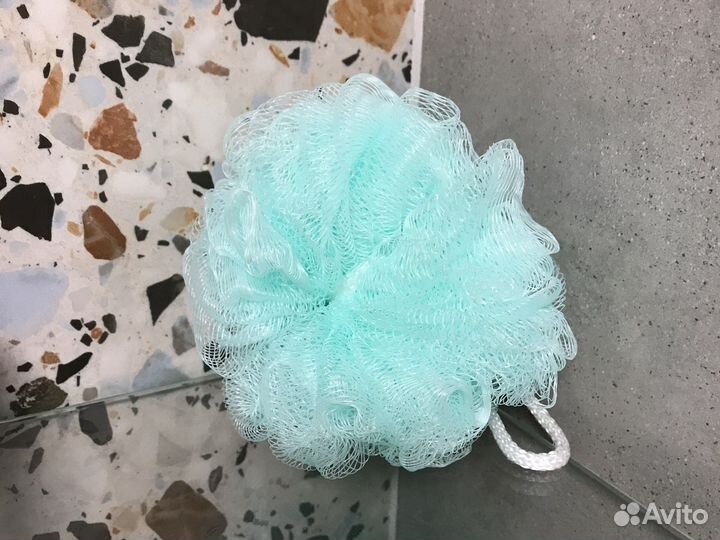 Мочалка бирюзовая оптом 200 штук