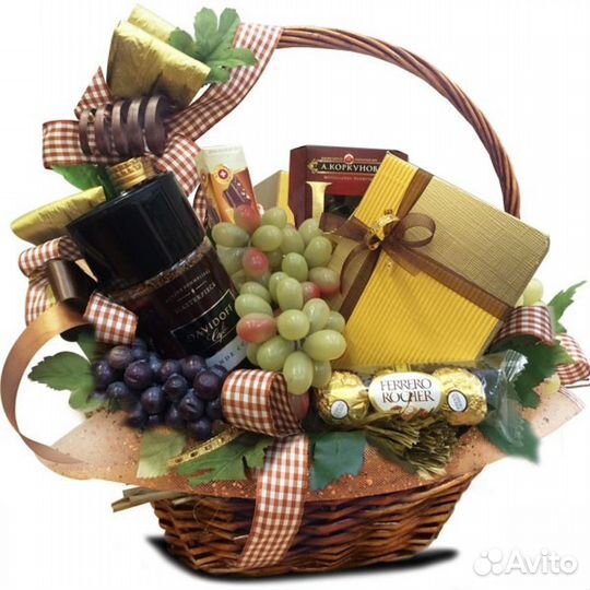 Корзина с фруктами супер подарок