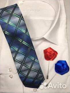 Новый узкий галстук в подарочной коробке