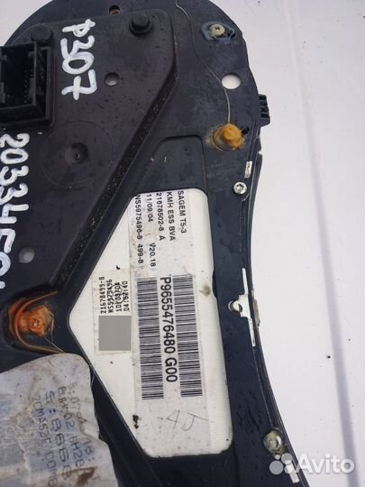 Щиток приборов peugeot 307