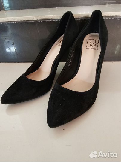 Туфли замшевые 40