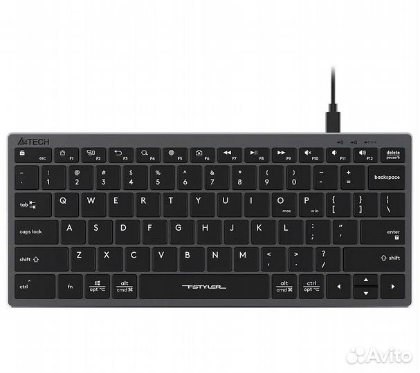 Клавиатура A4Tech Fstyler FX51, серый