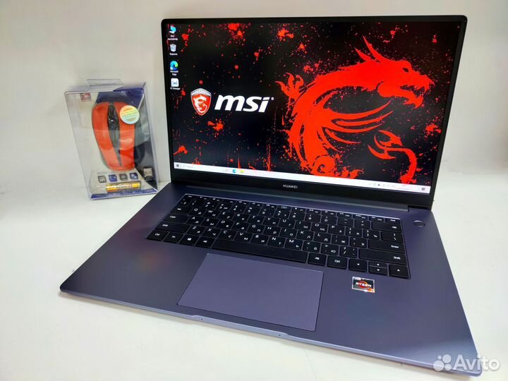 Huawei 15.6 ips,Ryzen7,512ssd в идеале (гарантия)
