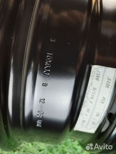 Стальной диск R15 на Mazda 3 (2004-2013)