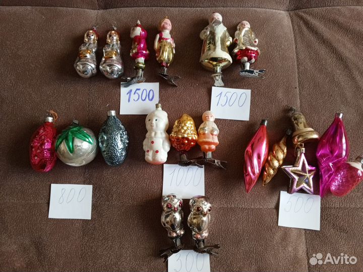 Елочные игрушки СССР