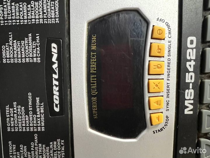 Синтезатор cortland MS-5420 (1934)
