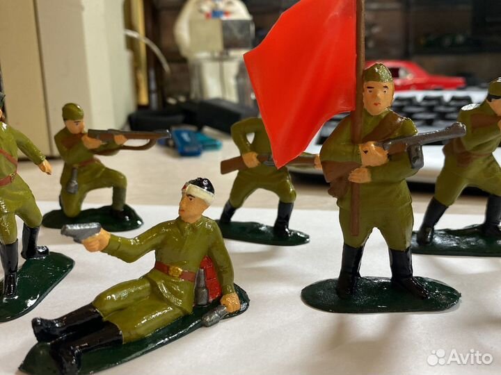 Пластмассовые содатики СССР