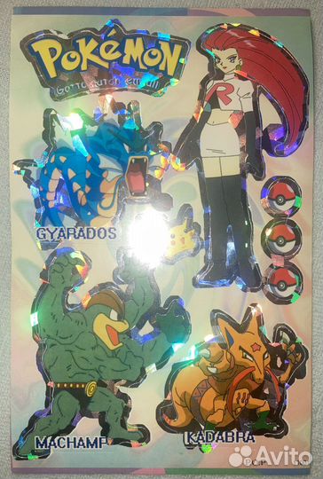 Pokemon наклейки