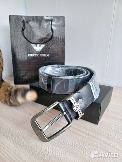 Мужской кожаный ремень