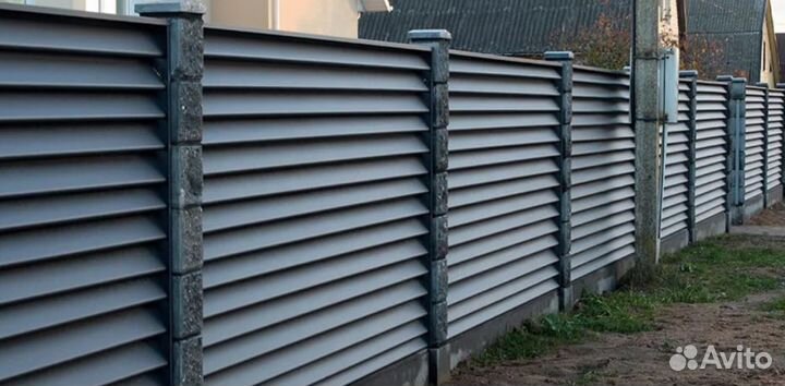Забор металлический профессионально качественно