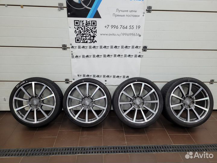 Комплект разношироких колес в сборе Porsche 991