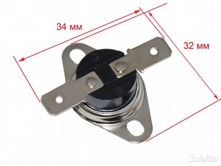 Датчик температуры KSD (145С 250V, 10A)