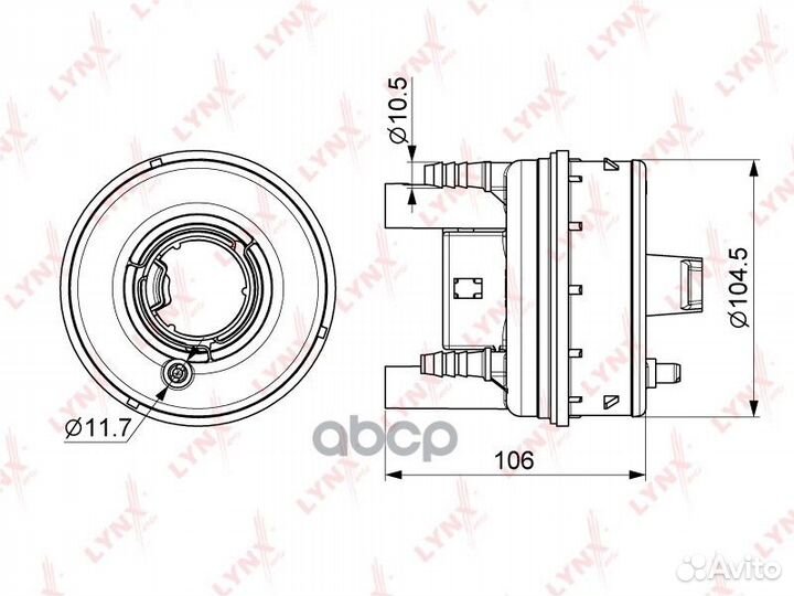 Фильтр топливный погружной renault duster 1.6 1