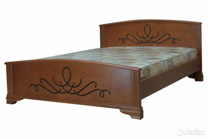 Нова. Кровать. Массив