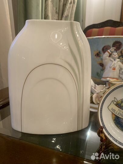 Кружка, блюдце, ваза, Англия фарфор