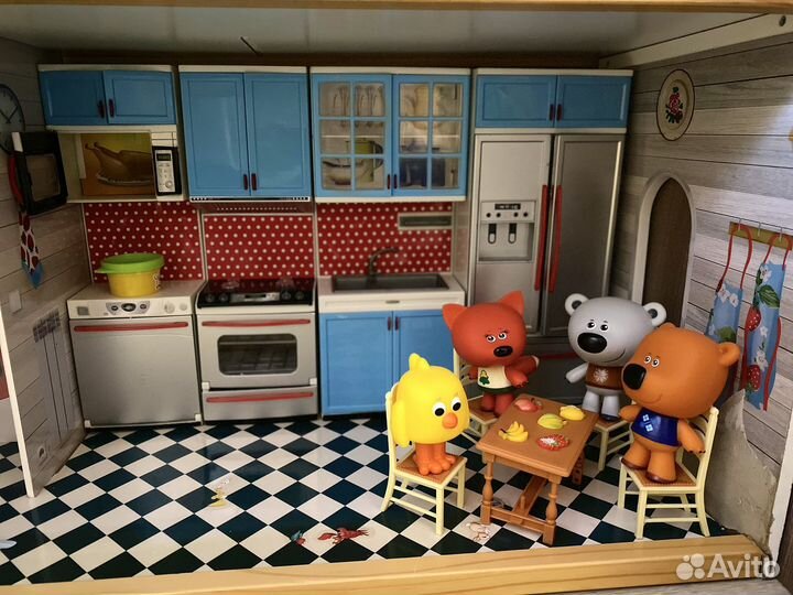 Кукольный домик с мебелью imaginarium