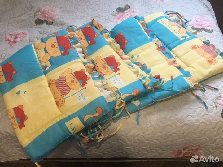 Бортики в детскую кроватку бу