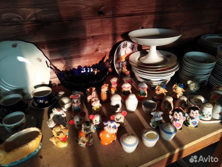 Посуда СССР фарфор и стекло