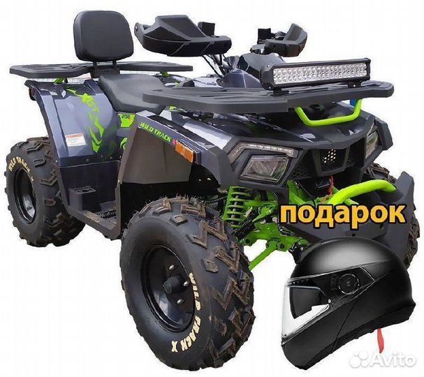 Квадроцикл MotoLand 200 wild track X winch