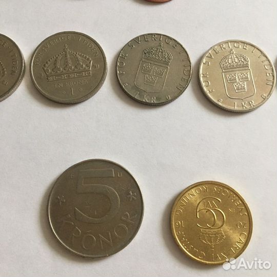 Шведские монеты