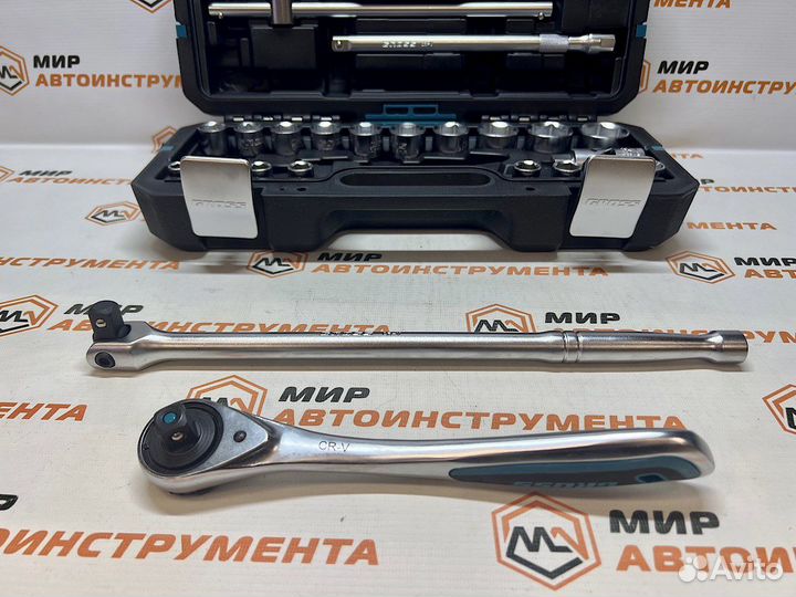 Набор инструментов 1/2, 120 зубьев, 24 пр