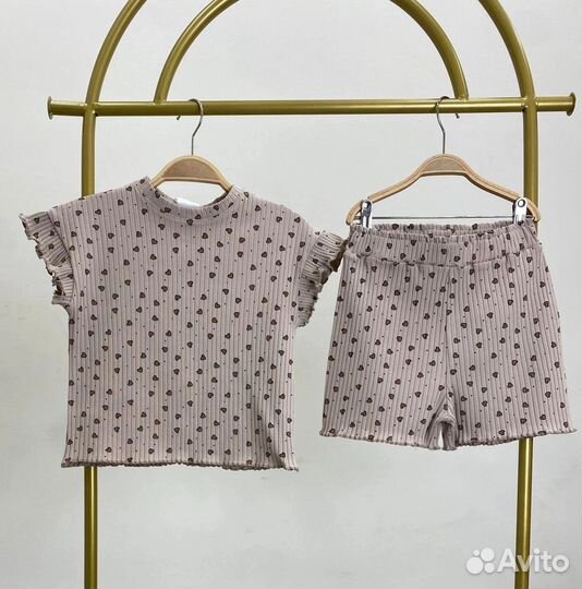 Костюм для девочки zara летний 98-116