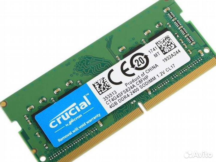 Оперативная память DDR4 4gb для ноутбука