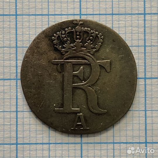 Монета Пруссии 1777 года