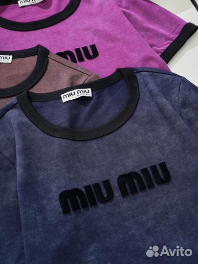 Футболка Miu miu 3 цвета