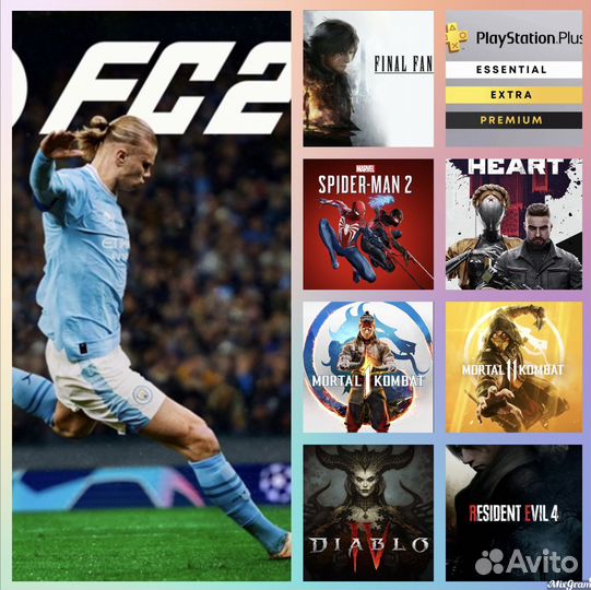 PS store игры и подписки PS4/PS621