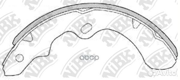 Колодки тормозные FN1161 NiBK