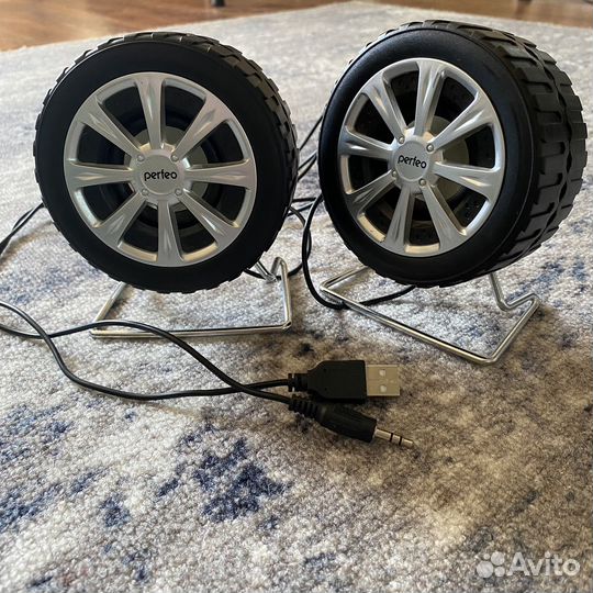 Колонки 2.0 Perfeo Wheels PF-038