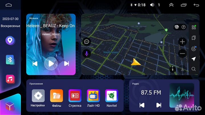 Магнитола для Ford Focus II 2/32 c 4G + CarPlay