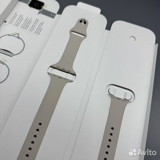 Ремешок Apple Watch Starlight Sport Band Оригинал