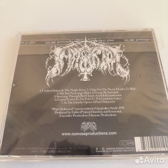 Immortal - Pure Holocaust CD (Osmose Productions)