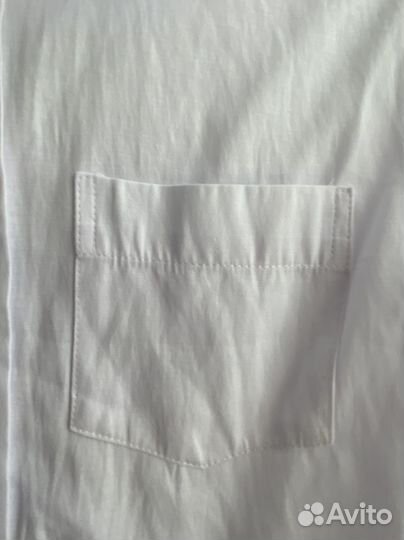 Рубашка школьная белая 128